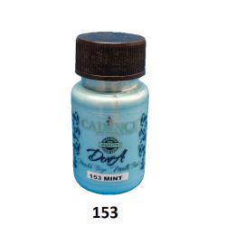 CADENCE Farba Dora metalik 153 /  MINT 50ml / PASTELOWA ZIELEŃ
